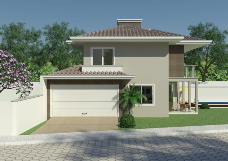 Sobrado residencial de esquina – andamento
